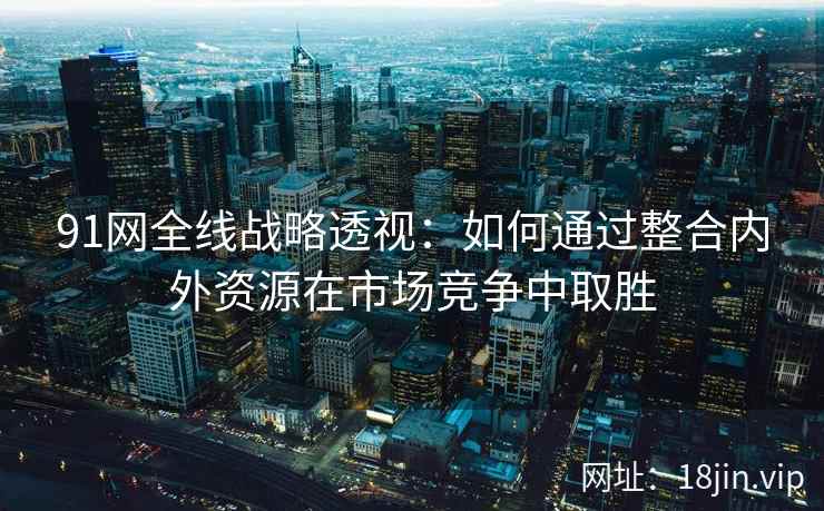 91网全线战略透视：如何通过整合内外资源在市场竞争中取胜