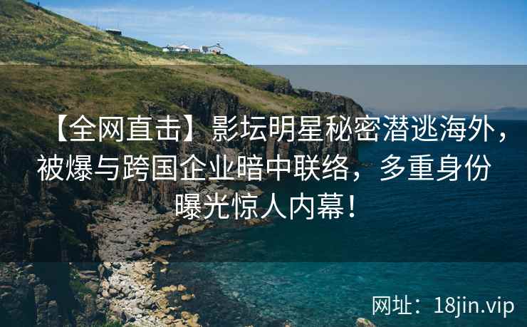 【全网直击】影坛明星秘密潜逃海外，被爆与跨国企业暗中联络，多重身份曝光惊人内幕！