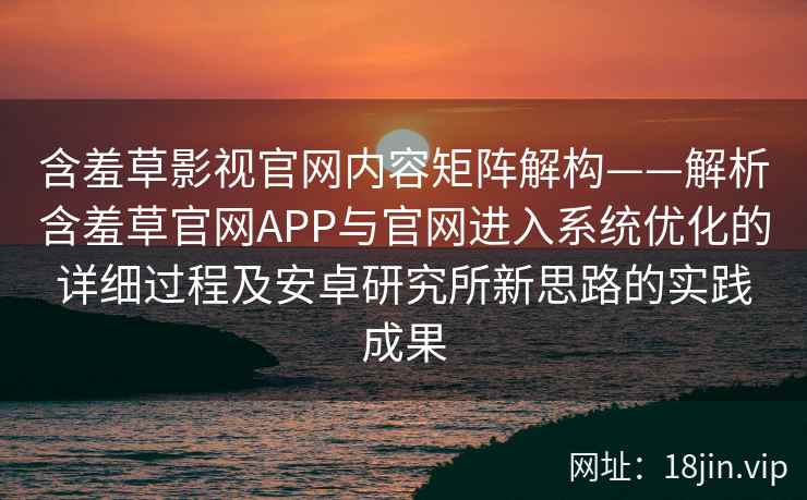 含羞草影视官网内容矩阵解构——解析含羞草官网APP与官网进入系统优化的详细过程及安卓研究所新思路的实践成果