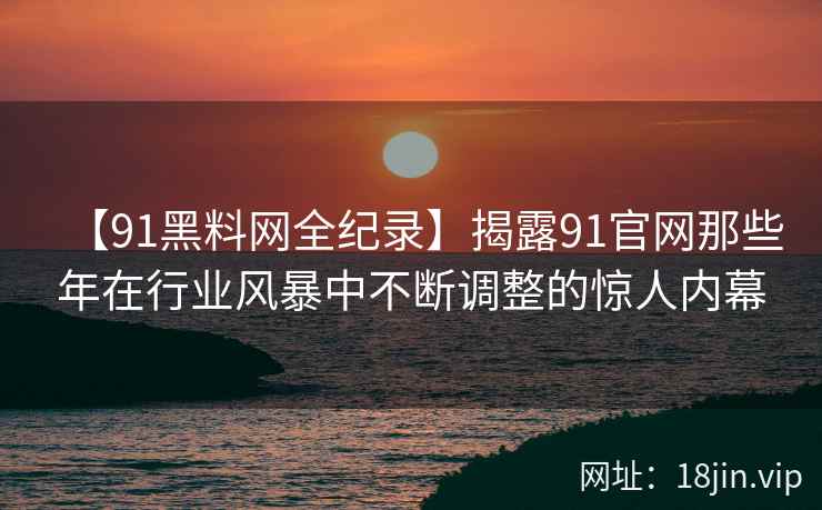 【91黑料网全纪录】揭露91官网那些年在行业风暴中不断调整的惊人内幕